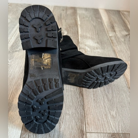 White Mountain~ Women’s Black Size 10 CHASTITY BOOT Moto Style Ankle Bootie NWOB - Picture 6 of 11